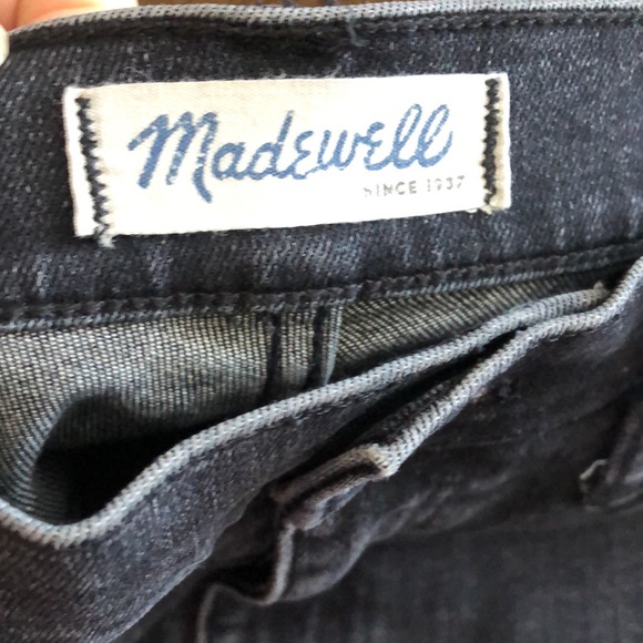 Brand New MADEWELL 10”High Riser Skinny Skinny Charcoal Jeans - Picture 4 of 9